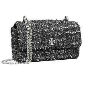 NWOT Silver Textured Tory Burch Bag
